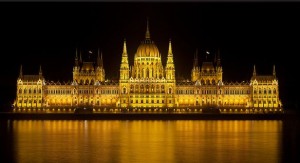 Budapest at Night from the River
