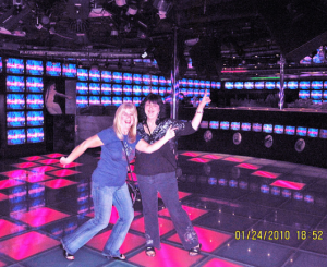 Dana and Stella on the Dance Floor